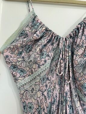 Free People Women’s Floral slip dress— Pink & Sage